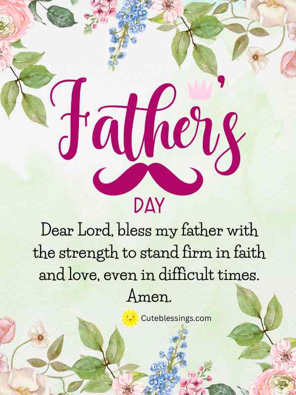 heartfelt prayer for my dad